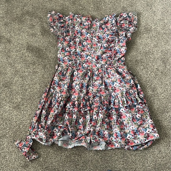 Full bloom dress, 1X, Multi colored floral pattern - Picture 7 of 7